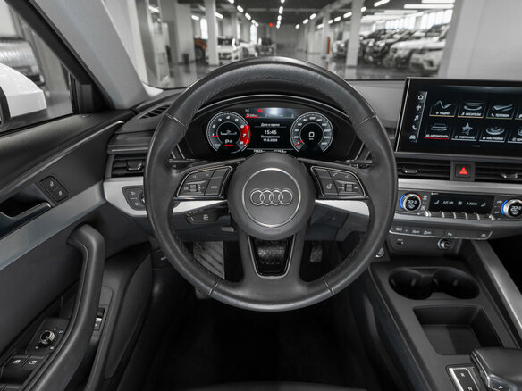 2020 Audi A4 40 TFSI V (B9) Рестайлинг, белый - вид 9