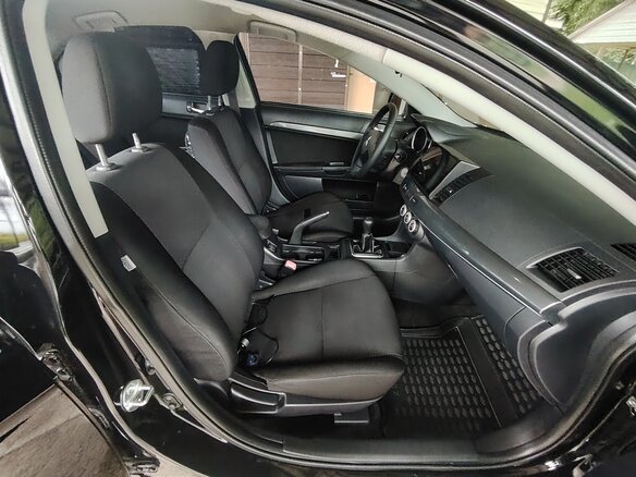 2008 Mitsubishi Lancer X, чёрный - вид 9