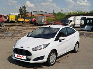 2016 Ford Fiesta Mk6 Рестайлинг, белый, 574750 рублей, вид 1