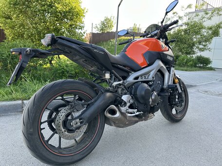 2014 Yamaha MT-09 (FZ-09), оранжевый, 635000 рублей, вид 1