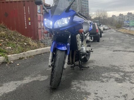2002 Yamaha FZS1000 Fazer, синий, 350000 рублей, вид 3