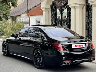 2014 Mercedes-Benz S-Класс 500 Long VI (W222, C217), чёрный, 5100000 рублей, вид 4