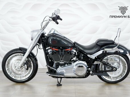 2017 Harley-Davidson Fat Boy, чёрный, 1847000 рублей, вид 2