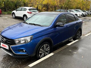 2021 Lada (ВАЗ) Vesta Cross I, синий, 1370000 рублей, вид 2
