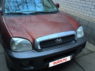 2001 Hyundai Santa Fe I, коричневый, 380000 рублей, вид 1