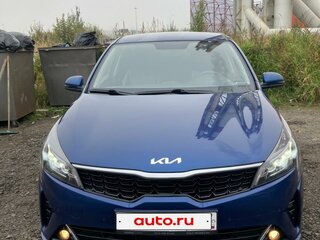 2021 Kia Rio IV Рестайлинг, синий, 1530000 рублей, вид 2