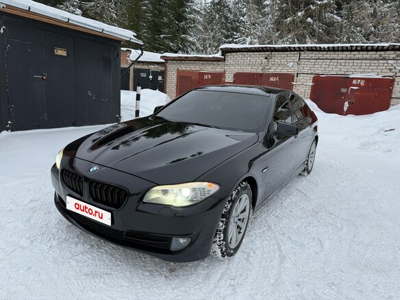 2013 BMW 5 серии 520i VI (F10/F11/F07) Рестайлинг, чёрный, 1650000 рублей