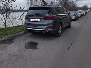2019 Hyundai Santa Fe IV, серый, 3050000 рублей, вид 4
