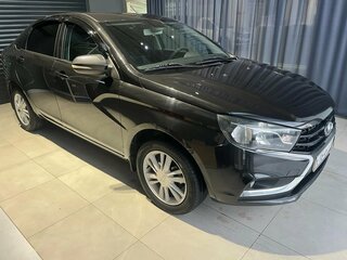 2015 Lada (ВАЗ) Vesta I, чёрный, 673000 рублей, вид 4