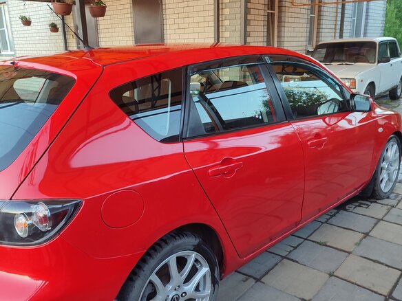 2006 Mazda 3 I (BK) Рестайлинг, красный, 590000 рублей - вид 5
