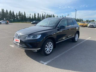 2014 Volkswagen Touareg II Рестайлинг, чёрный, 1950000 рублей, вид 1
