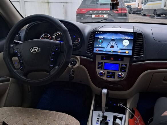 2007 Hyundai Santa Fe II, синий, 1250000 рублей - вид 7
