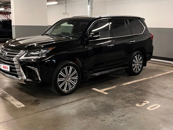 2016 Lexus LX 570 III Рестайлинг 2, чёрный, 6000000 рублей