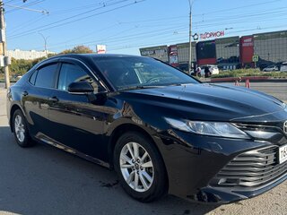 2019 Toyota Camry VIII (XV70), чёрный, 1600000 рублей, вид 4