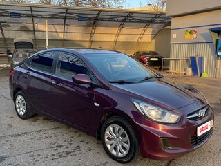 2011 Hyundai Solaris I, фиолетовый, 800000 рублей, вид 3