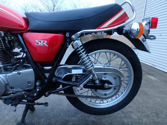 2009 Yamaha SR400, красный, 350000 рублей - вид 12