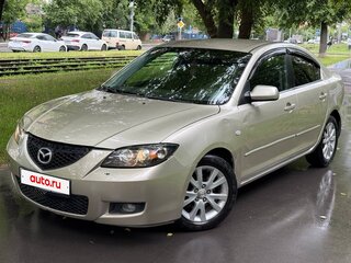 2007 Mazda 3 I (BK) Рестайлинг, золотистый, 375000 рублей, вид 1