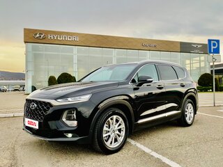 2019 Hyundai Santa Fe IV, чёрный, 3280000 рублей, вид 4