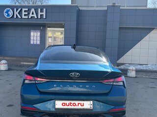 2020 Hyundai Elantra VII (CN7), синий, 1900000 рублей, вид 5