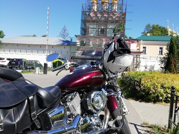2008 Yamaha XVS1100, красный, 830000 рублей - вид 26
