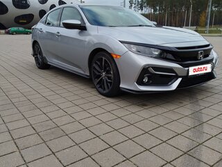 2021 Honda Civic X Рестайлинг, серебристый, 1420000 рублей, вид 2