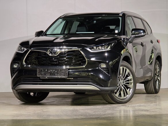 2026 Toyota Highlander IV (XU70), чёрный - вид 24