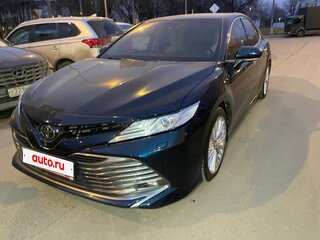 2018 Toyota Camry VIII (XV70), синий, 2850000 рублей, вид 1