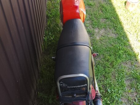 1986 Simson S51, красный, 55000 рублей, вид 4