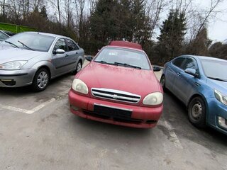 2008 Chevrolet Lanos I, красный, 120000 рублей, вид 1