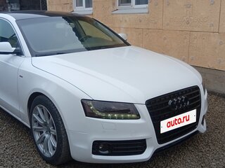 2009 Audi A5 I (8T), белый, 1350000 рублей, вид 3