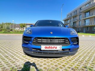 2019 Porsche Macan I Рестайлинг, синий, 4090000 рублей, вид 4
