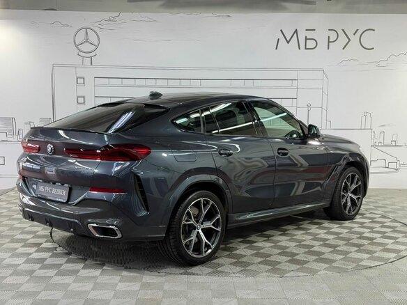 2020 BMW X6 40d III (G06), серый, 8780000 рублей - вид 7