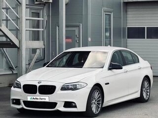 2013 BMW 5 серии 525d xDrive VI (F10/F11/F07) Рестайлинг, белый, 1850000 рублей, вид 1