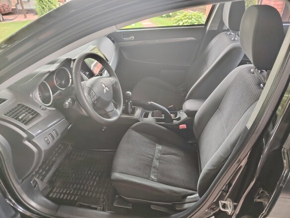 2008 Mitsubishi Lancer X, чёрный - вид 8