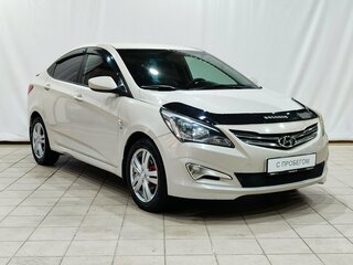 2015 Hyundai Solaris I Рестайлинг, бежевый, 950000 рублей, вид 2