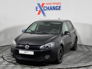 2011 Volkswagen Golf VI, чёрный, 474000 рублей, вид 1