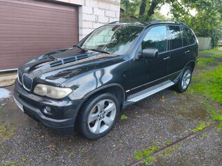 2003 BMW X5 3.0i I (E53) Рестайлинг, чёрный, 950000 рублей, вид 1