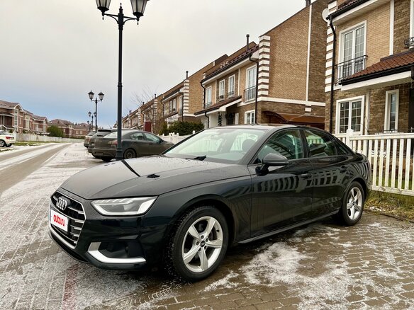 2020 Audi A4 35 TFSI V (B9) Рестайлинг, чёрный, 3550000 рублей