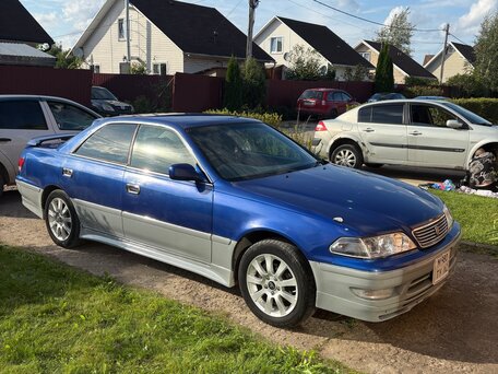 1999 Toyota Mark II VIII (X100), синий, 1200000 рублей, вид 3