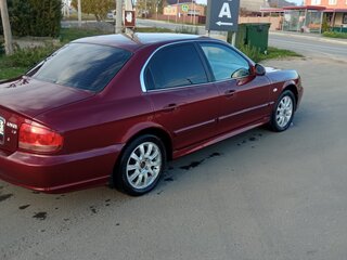 2008 Hyundai Sonata ТагАЗ IV (EF) Рестайлинг, пурпурный, 550000 рублей, вид 4