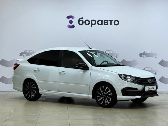 2026 Lada (ВАЗ) Granta Sport I Рестайлинг, белый, 1556000 рублей - вид 1