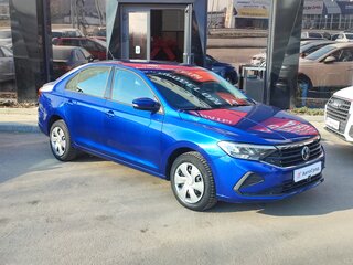 2021 Volkswagen Polo VI, синий, 1380000 рублей, вид 3