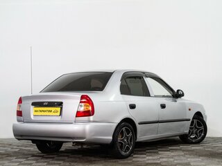 2007 Hyundai Accent ТагАЗ II, серебристый, 339000 рублей, вид 4