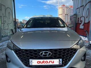 2021 Hyundai Solaris II Рестайлинг, серый, 1400000 рублей, вид 2