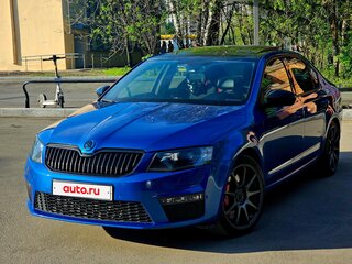 2014 Skoda Octavia RS III, синий, 1790000 рублей, вид 2