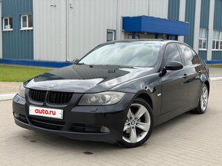 2007 BMW 3 серии 320i V (E90/E91/E92/E93), чёрный, 875000 рублей, вид 1