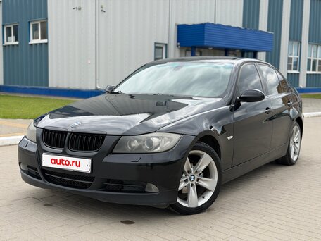 2007 BMW 3 серии 320i V (E90/E91/E92/E93), чёрный, 709000 рублей, вид 1