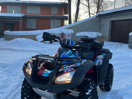 2007 Honda TRX 680 (Rincon), красный, 850000 рублей, вид 3