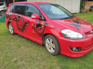 2007 Toyota Ipsum II (M20) Рестайлинг, красный, 1570000 рублей, вид 1