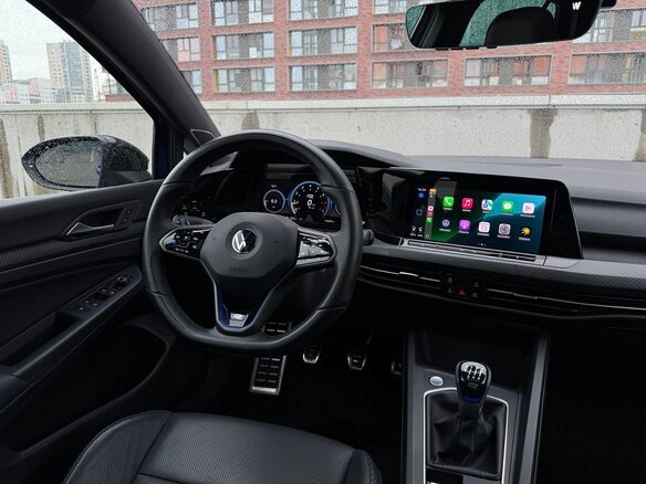 2021 Volkswagen Golf R VIII, синий, 3800000 рублей - вид 22